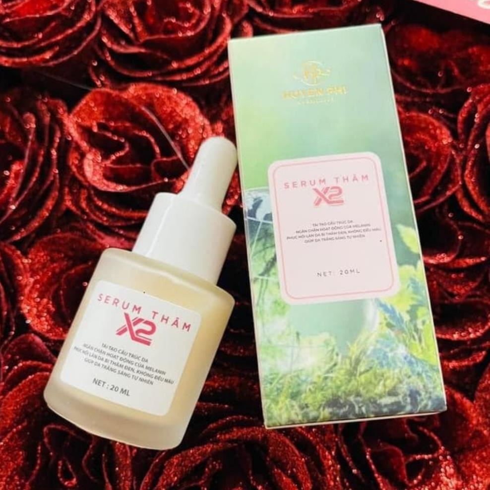 Serum thâm X2 - Nhãn hàng Huyền Phi Cosmetics bị thu hồi, buộc phải tiêu hủy trên toàn quốc. Ảnh: shophuyenphi.com