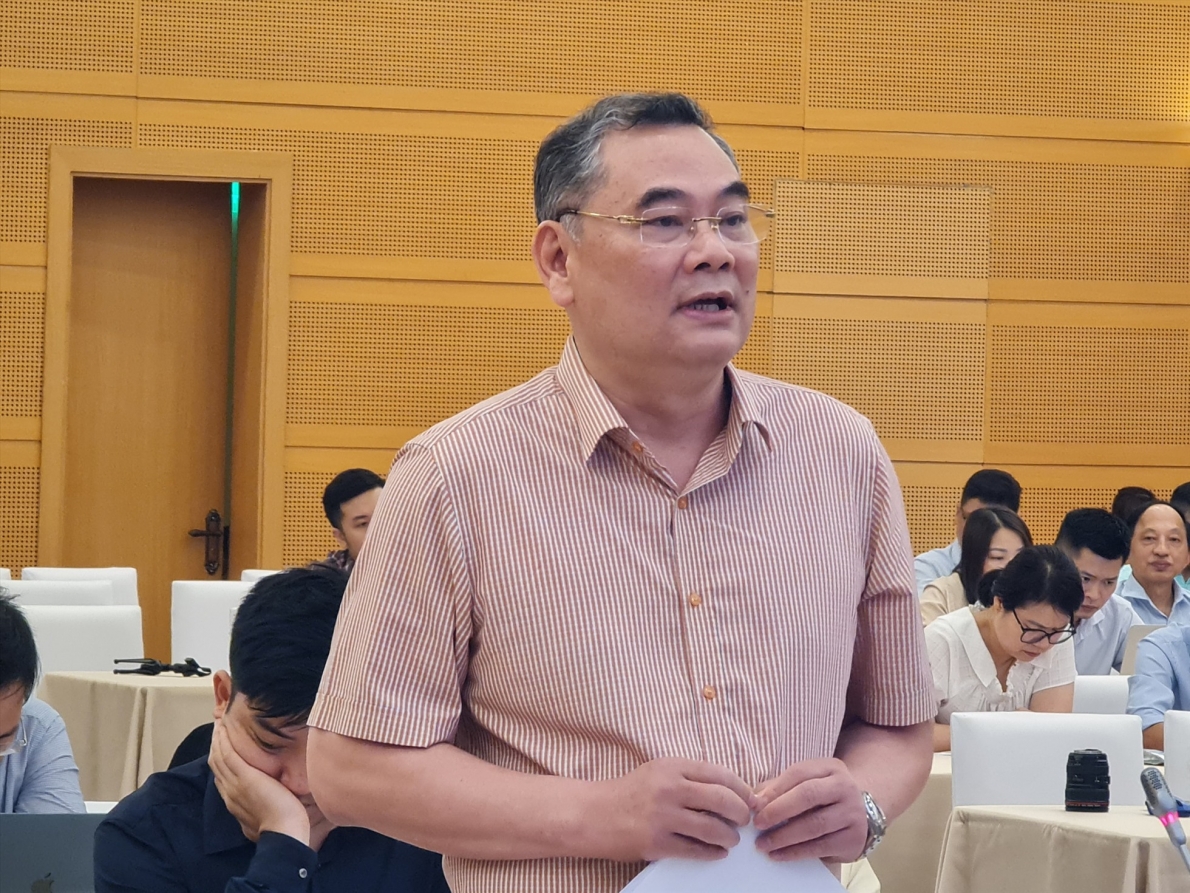 Trung tướng Tô Ân Xô - Người phát ngôn Bộ Công an. Ảnh: Trần Vương