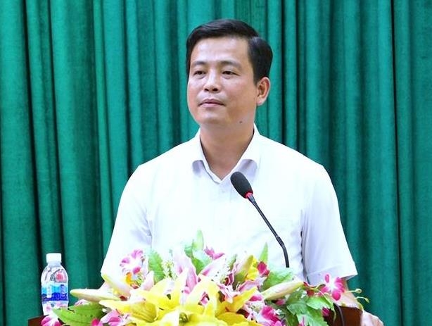 Bí thư Huyện ủy Đức Thọ Nguyễn Thành Đồng phát biểu Bí thư Huyện ủy Đức Thọ Nguyễn Thành Đồng phát biểu