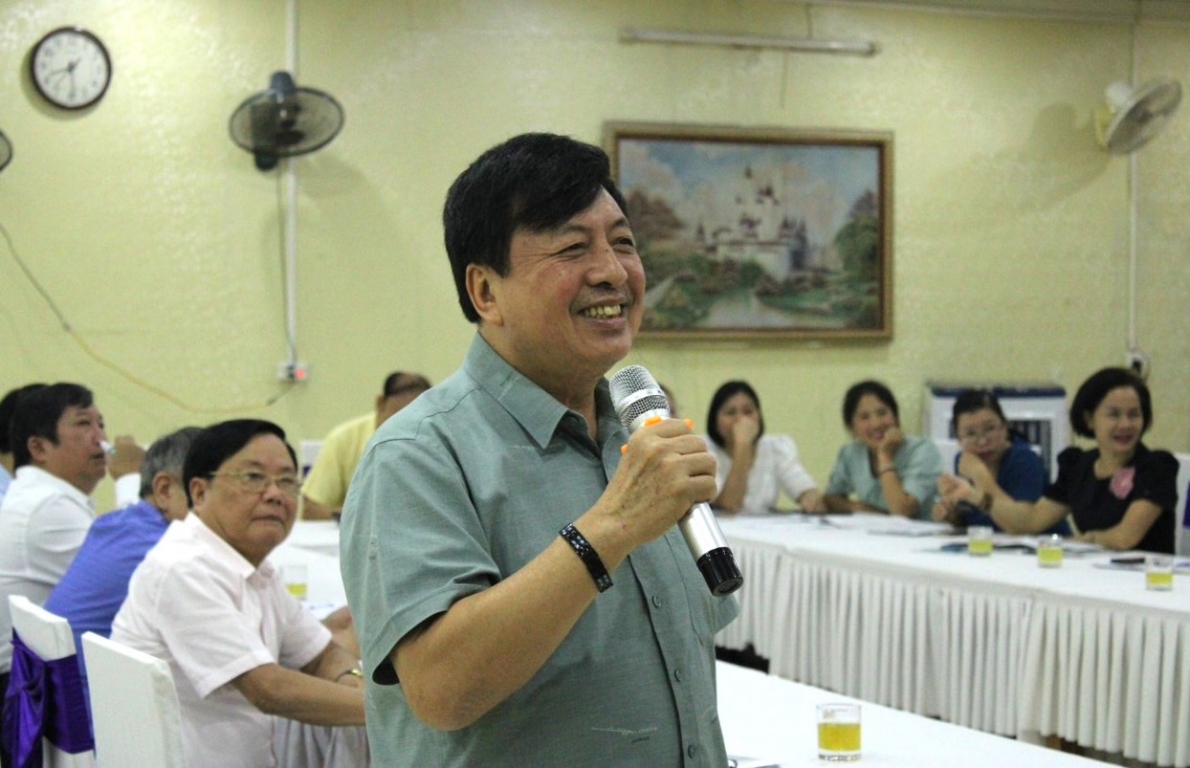 Ông Nguyễn Văn Chính phát biểu