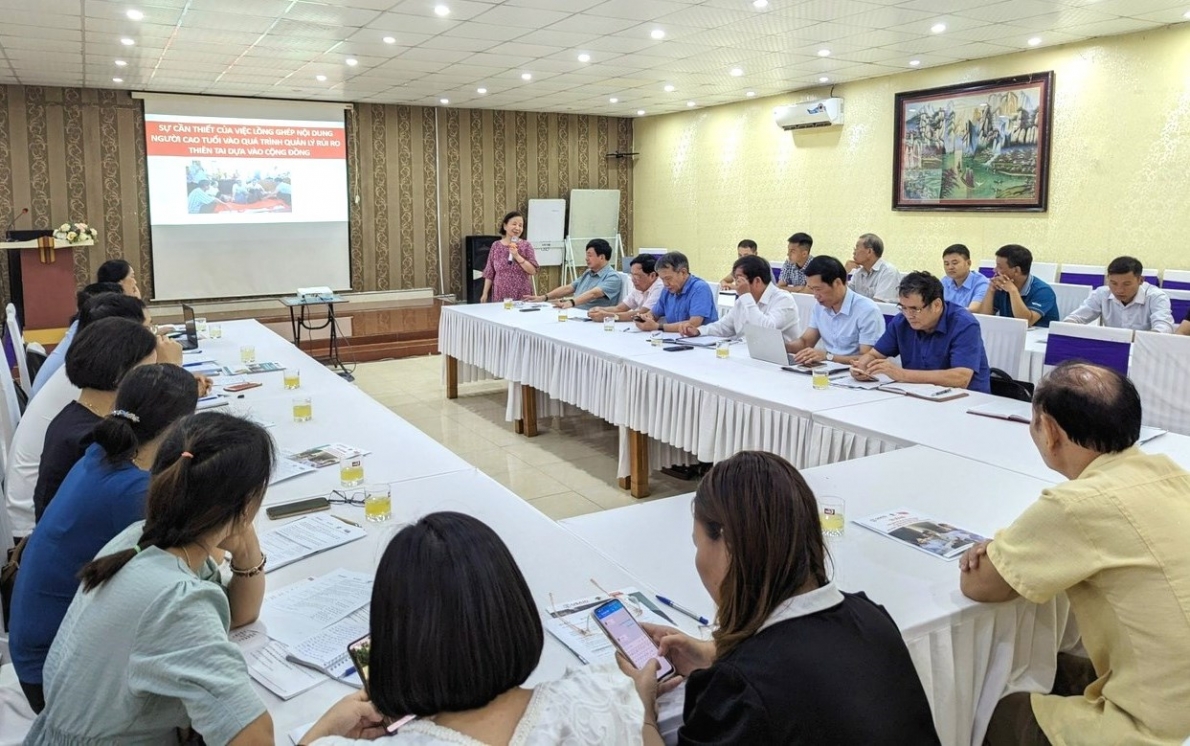 Cần nhận thức rõ thế mạnh của NCT trong phòng chống thiên tai tại cơ sở