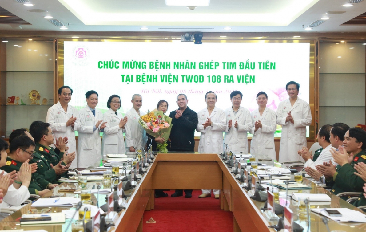 Bệnh nhân ghép tim đầu tiên tại Bệnh viện 108 trong cuộc đại phẫu chiều 30 Tết đã được ra viện