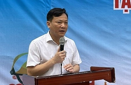 Ông Chử Mạnh Hùng, Phó Bí thư Đảng ủy, Chủ tịch UBND phường Nghĩa Đô (quận Cầu Giấy, Hà Nội).