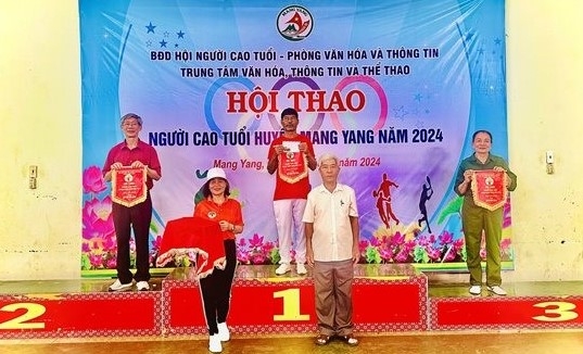 Ban tổ chức trao giải Nhât, Nhì, Ba toàn đoàn cho các đội xuất sắc Ban tổ chức trao giải Nhât, Nhì, Ba toàn đoàn cho các đội xuất sắc