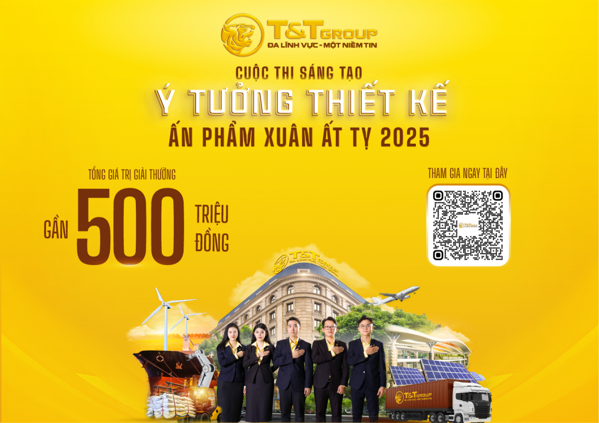 Tập đoàn T&T Group chính thức phát động Cuộc thi Sáng tạo ý tưởng thiết kế Ấn phẩm Xuân Ất Tỵ 2025