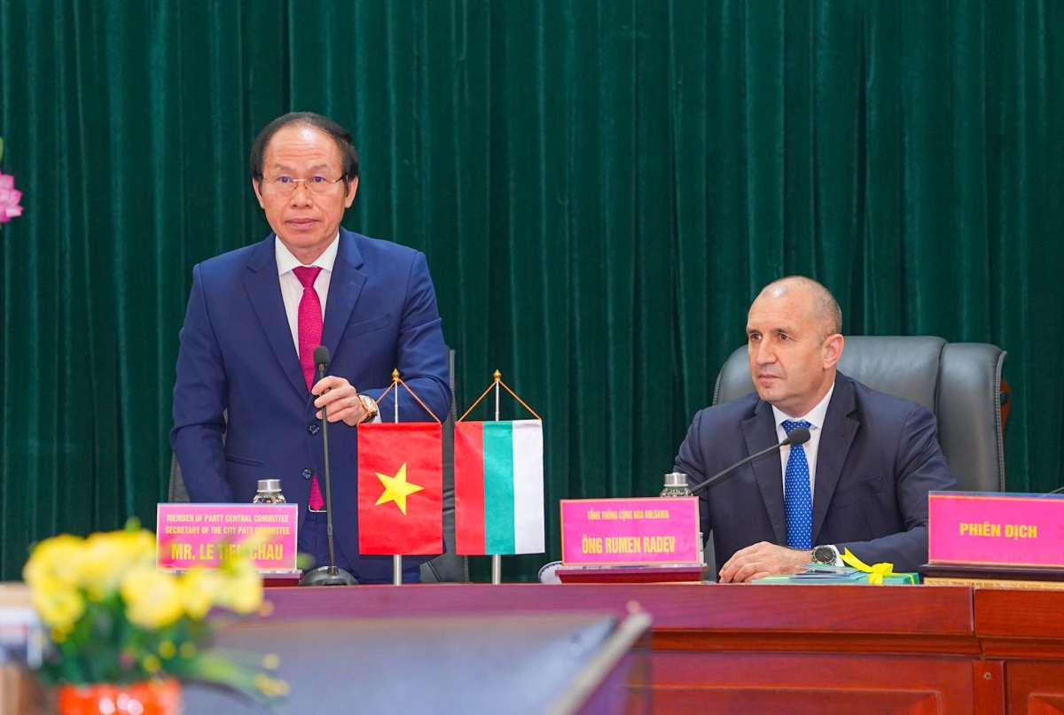 Tổng thống Bulgaria thăm và làm việc tại Hải Phòng