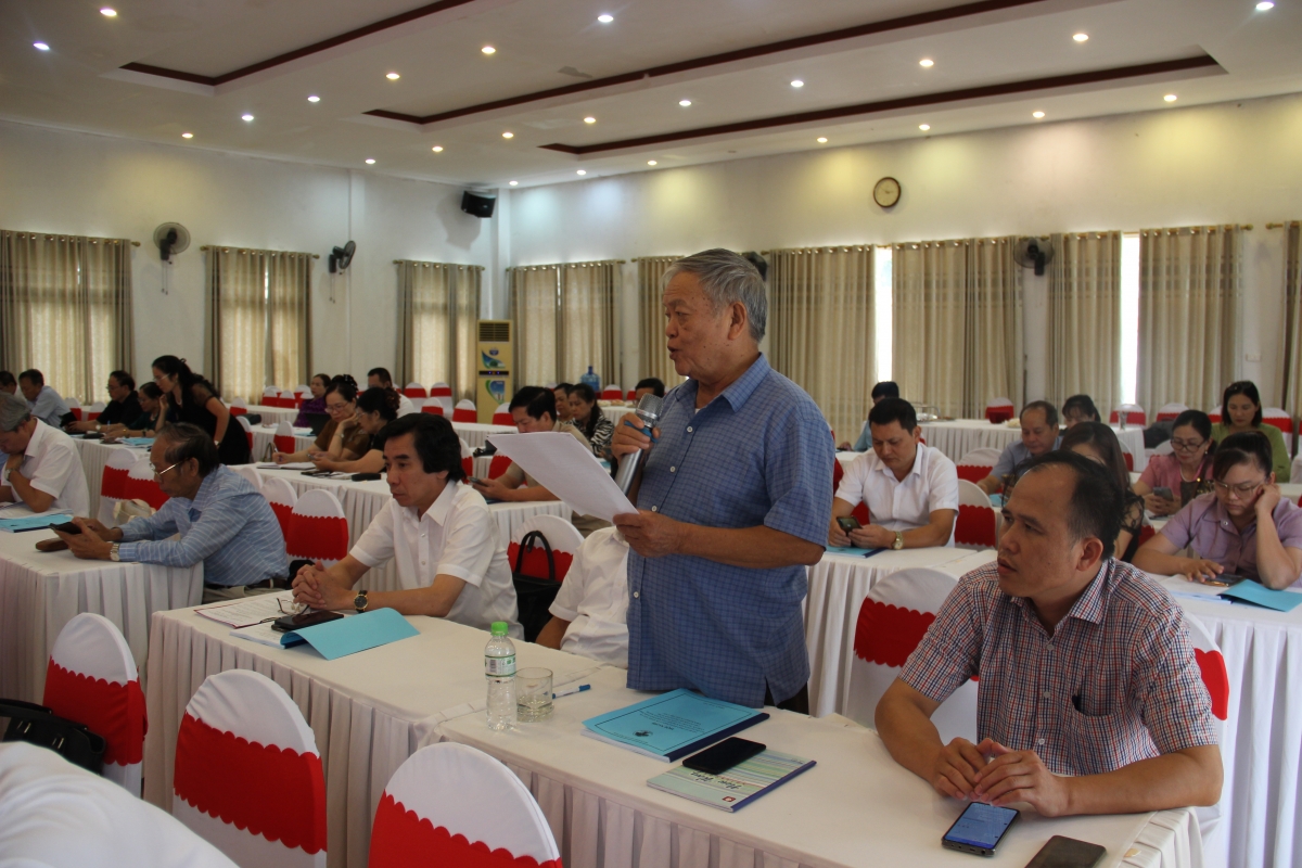 Đại biểu Nông Ngọc Tăng, Chủ tịch Hội Người cao tuổi Lạng Sơn đóng góp ý tưởng sáng tạo để triển khai chiến lược và đề án. Đại biểu Nông Ngọc Tăng, Chủ tịch Hội Người cao tuổi Lạng Sơn đóng góp ý tưởng sáng tạo để triển khai chiến lược và đề án.