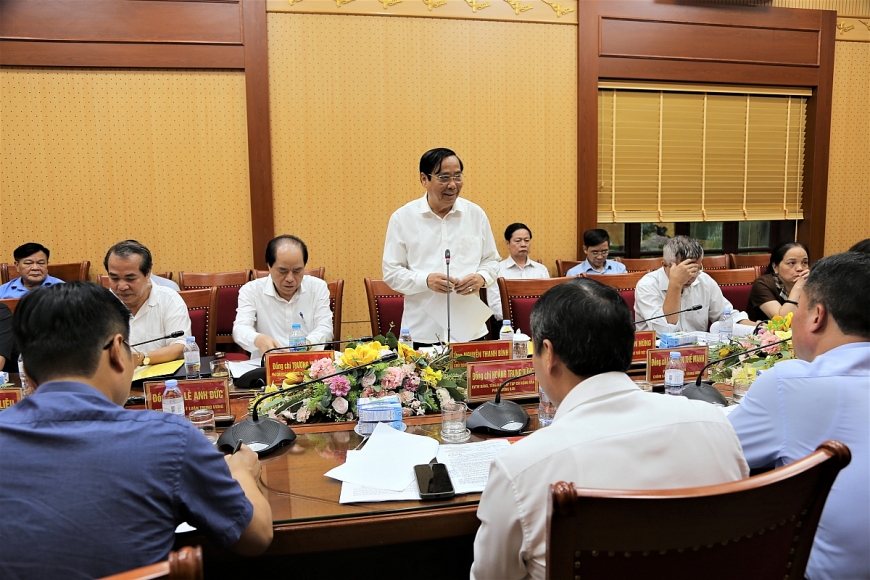 Chủ tịch Hội NCT Việt Nam Nguyễn Thanh Bình chủ trì cuộc họp