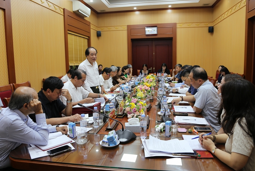 Phó Chủ tịch Thường trực Hội NCT Việt Nam Trương Xuân Cừ phát biểu