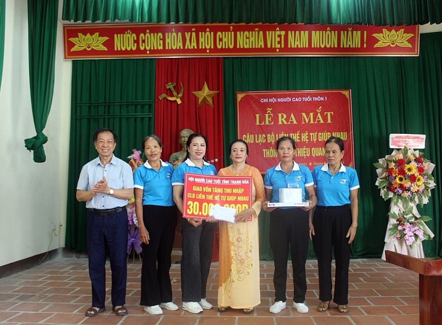 Ra mắt CLB Liên thế hệ tự giúp nhau tại xã Thiệu Quang