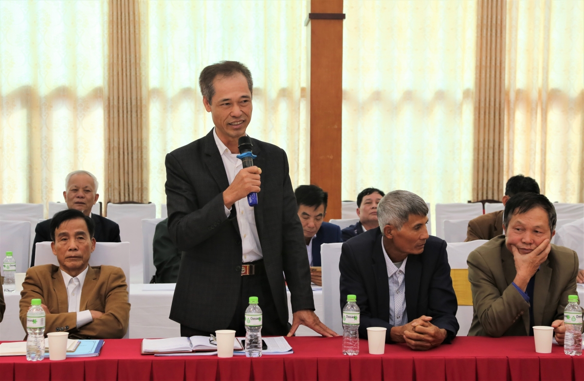 Đại biểu xã Đan Phượng phát biểu