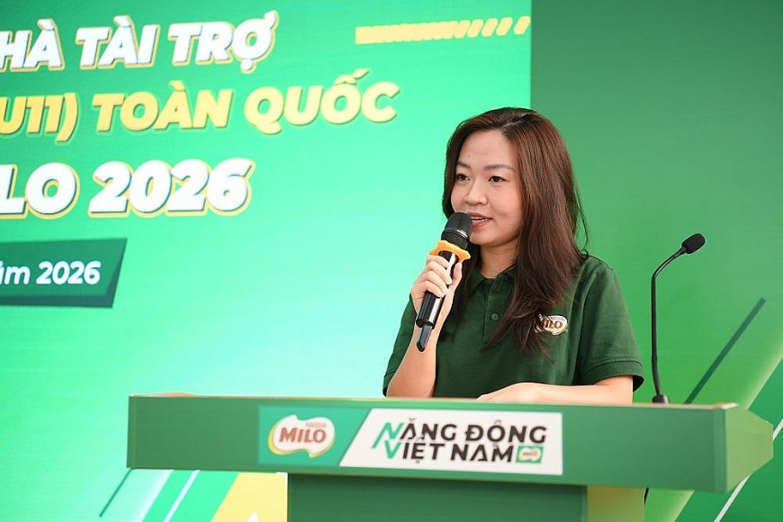 Bà Nguyễn Thanh Thảo – Trợ lý Quản lý các hoạt động thể thao (ngành hàng MILO và Sữa, Công ty Nestlé Việt Nam)