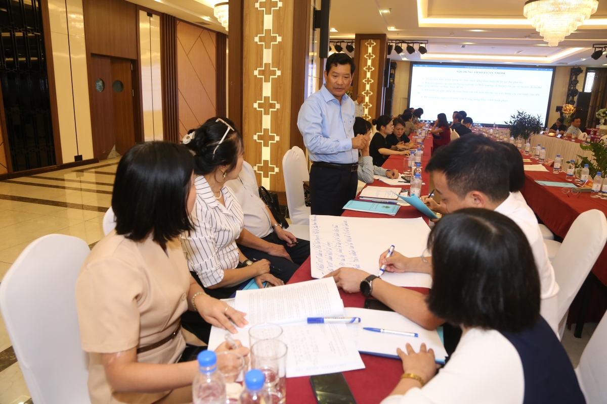 Đại biểu tỉnh Lai Châu tham gia thảo luận nhóm